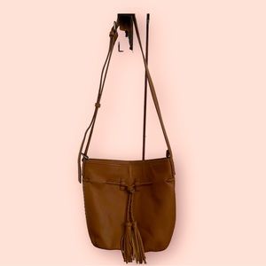 Lucky Brand Carmen Tassel Leather Crossbody Bag